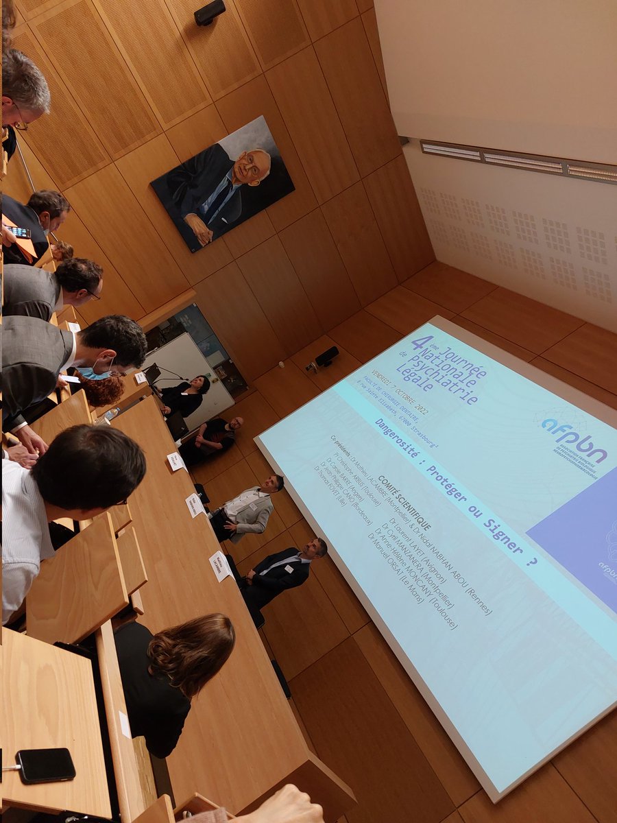 LaurinAndrew1's tweet photo. #psychiatrie #legale #afpbn
Et c'est partie ! #Dangerosité ? une question essentielle !
4eme Journée Nationale de Psychiatrie Légale
@NidalNabhan @LacambreMathieu https://t.co/qBaG6Qi6G4