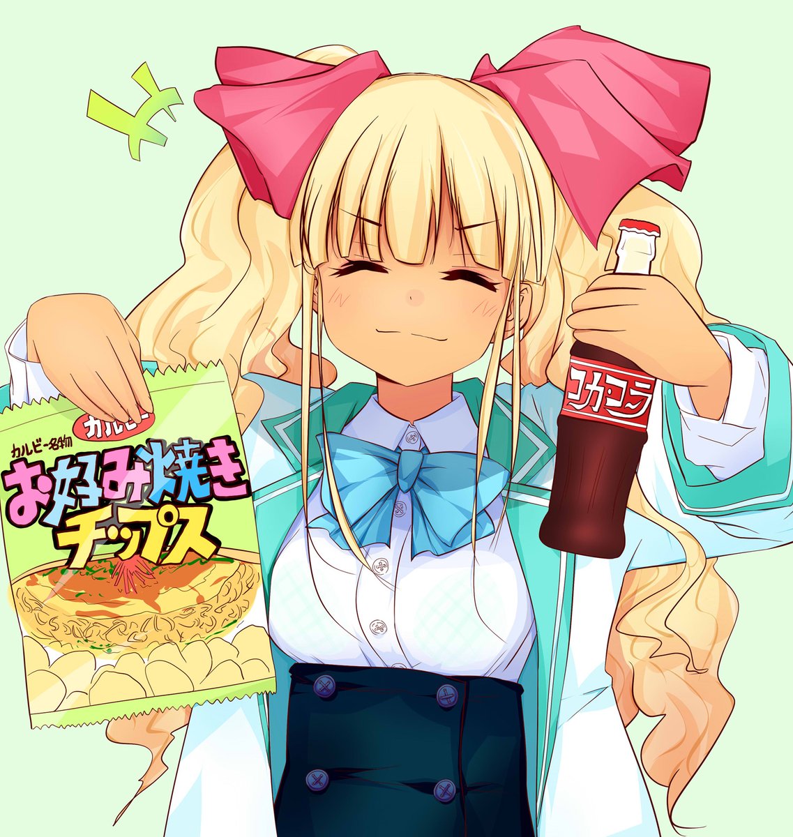 「パーティーにようこそv」

何でもないことでも、すぐ祝ってくれる陽キャ褐色女子。
何でもない日を、楽しい日に変えてくれるとてもいい子。(*'∀`)

制服のワイシャツに蝶ネクタイとか、派手なリボンつけたりとか、
お金無いなりにパーティーらしい恰好頑張ってるのが愛らしいんだ。(*'∀`) 