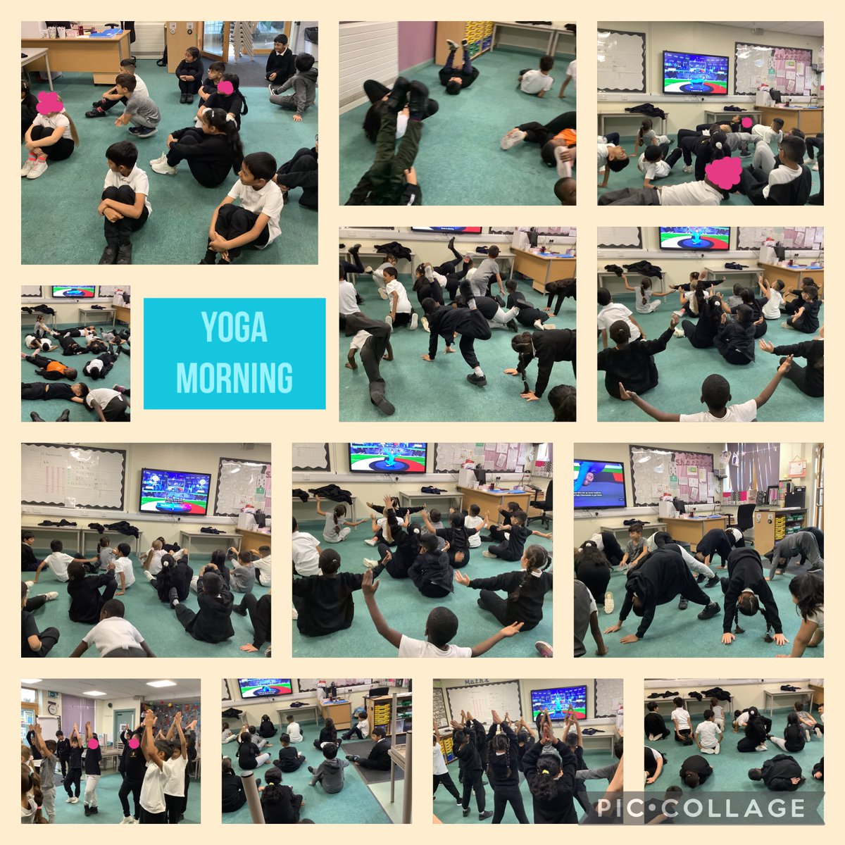 Carlton_MillsPS's tweet photo. Year 3 Mexico had a great time doing a morning of yoga the other day! We enjoyed learning new moves and techniques that we can use to calm and regulate ourselves in the future. #classroomyoga #yogaisfun #calming https://t.co/kN2YXdJdPU