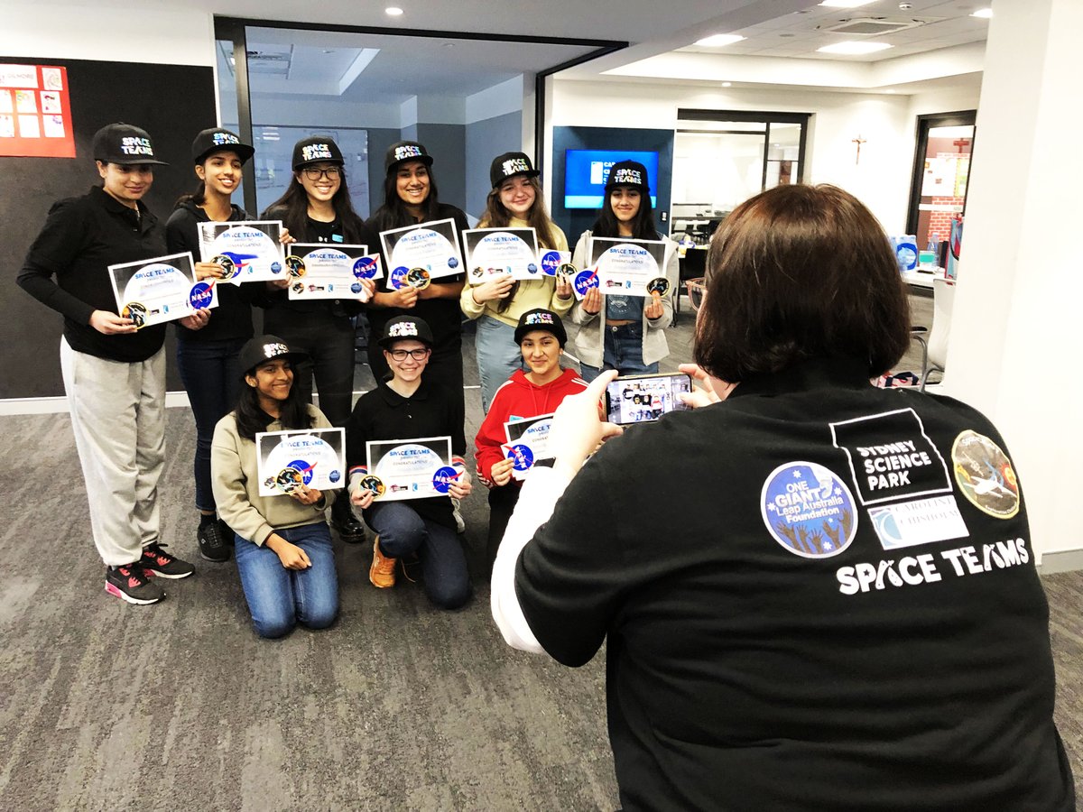 onegiantleapoz's tweet photo. Mission COMPLETE! What a week! Thank you and congratulations to everyone who took part in #spaceteams #missionoz. Full retrospective soon! https://t.co/lH1RFvNDUa