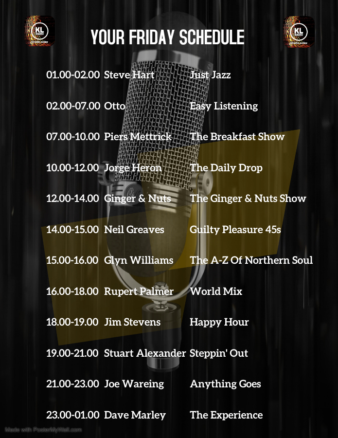 Fabulous Friday
klradio.online
Alexa
MyTuner app mytuner-radio.com/radio/kl-radio…