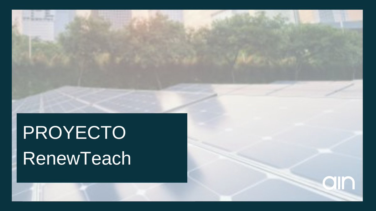 AIN_Navarra's tweet photo. ¿Conoces el proyecto #RenewTeach? Este proyecto plantea desarrollar un nuevo currículum educativo en el área de la energía renovable y la sostenibilidad
🧐¿Quieres saber más? https://t.co/5cXhGr0ieB
#ainProyectos #ainFormacion https://t.co/aXzI3GXDof