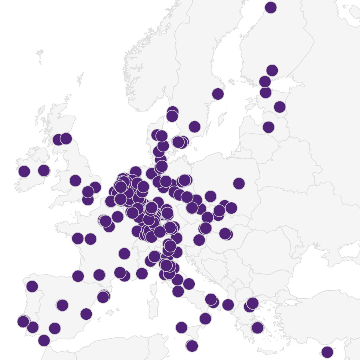 VoltEuropa's tweet photo. Volt General Assembly: More than 700 attendees – from Galway to Nicosia and from Cádiz to Oulu – are about to gather in Prague this weekend. This will be the primary channel to follow what's going on at #VoltGA. https://t.co/gt3ms1ynng