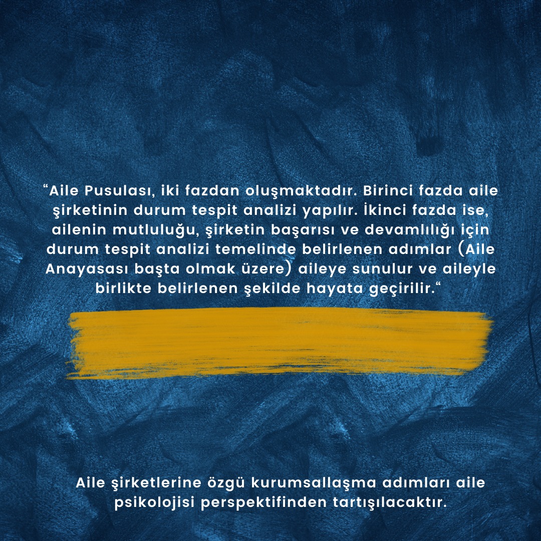📅 <a href="/Yeni_Ekonomi_/">yeni e-konomi danışmanlık</a>  işbirliği ile 17 Ekim saat 18.30 düzenleyeceğimiz KalDer Ankara 17 Buluşmalarının bu seferki konusu; "Aile Şirketleri İçin Aile Pusulası ve Aile Anayasası".

❗️Kayıt linki: tinyurl.com/yck35dah

❗️❗️Etkinliğimiz sadece KalDer üyelerine açıktır