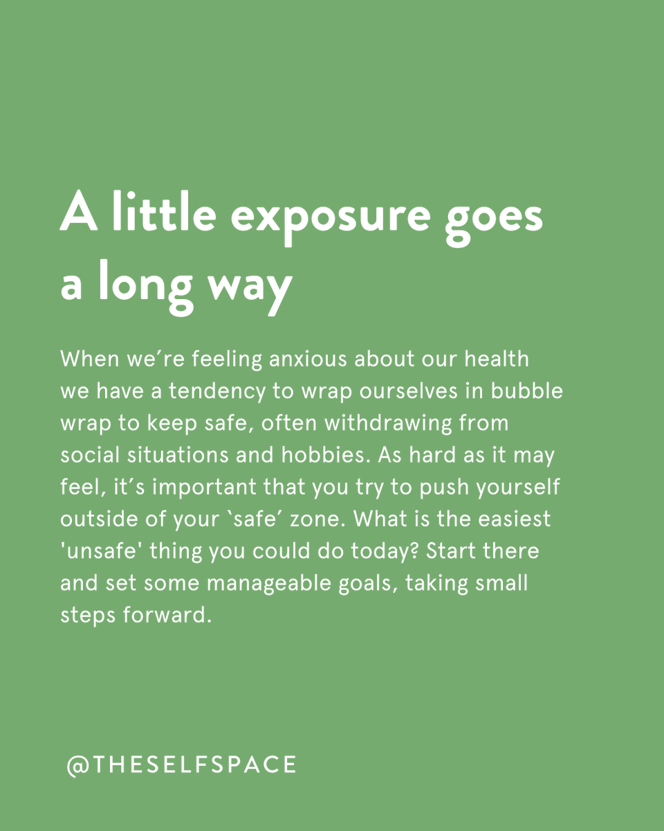 CoppaFeel! (@coppafeelpeople) on Twitter photo Health anxiety can vary from feeling like a minor inconvenience all the way to becoming an overwhelming constant fear. We've partnered with <a href="/theselfspace/">Self Space</a> to create this guide in the hope that it will help both of our communities 💛 (1/3)
#MentalHealthAwarenessWeek Health anxiety can vary from feeling like a minor inconvenience all the way to becoming an overwhelming constant fear. We've partnered with <a href="/theselfspace/">Self Space</a> to create this guide in the hope that it will help both of our communities 💛 (1/3)
#MentalHealthAwarenessWeek
