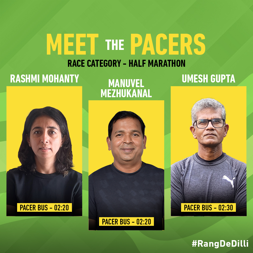 DelhiHM_'s tweet photo. Dilliwalo! Apne pacers se milo! 💨
Meet them at the start line and they'll lead you to the 🏅.

#VedantaDHM22 #RangDeDilli https://t.co/YrF26oxTxg
