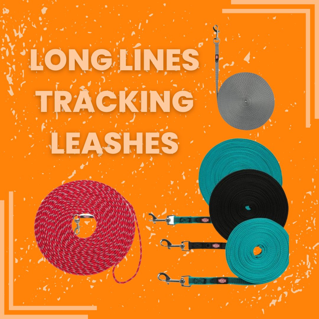 TrainingLines's tweet image. We have a great range of long lines and tracking leashes in at the moment! 🐶

From the Rubberised to the Junior model, and including the Lightweight version, we have it all!

Visit our website today to check them out 💻
#longlines #trackingleashes #longlinetraining #doggear