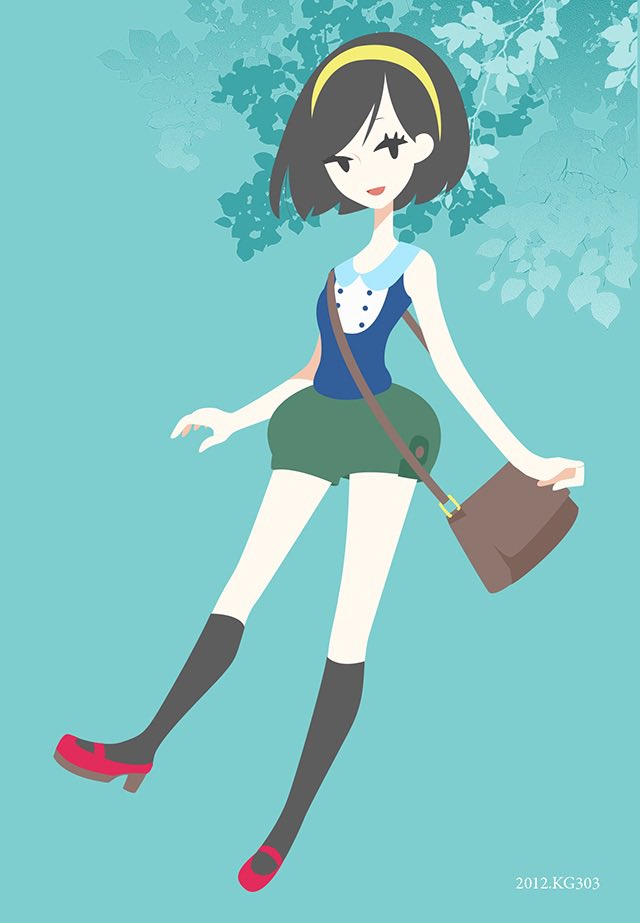 「あお色々…… 4枚目のシンプルさは今でも気に入ってます。#あなたのあお色の作品を」|KG303🐏のイラスト