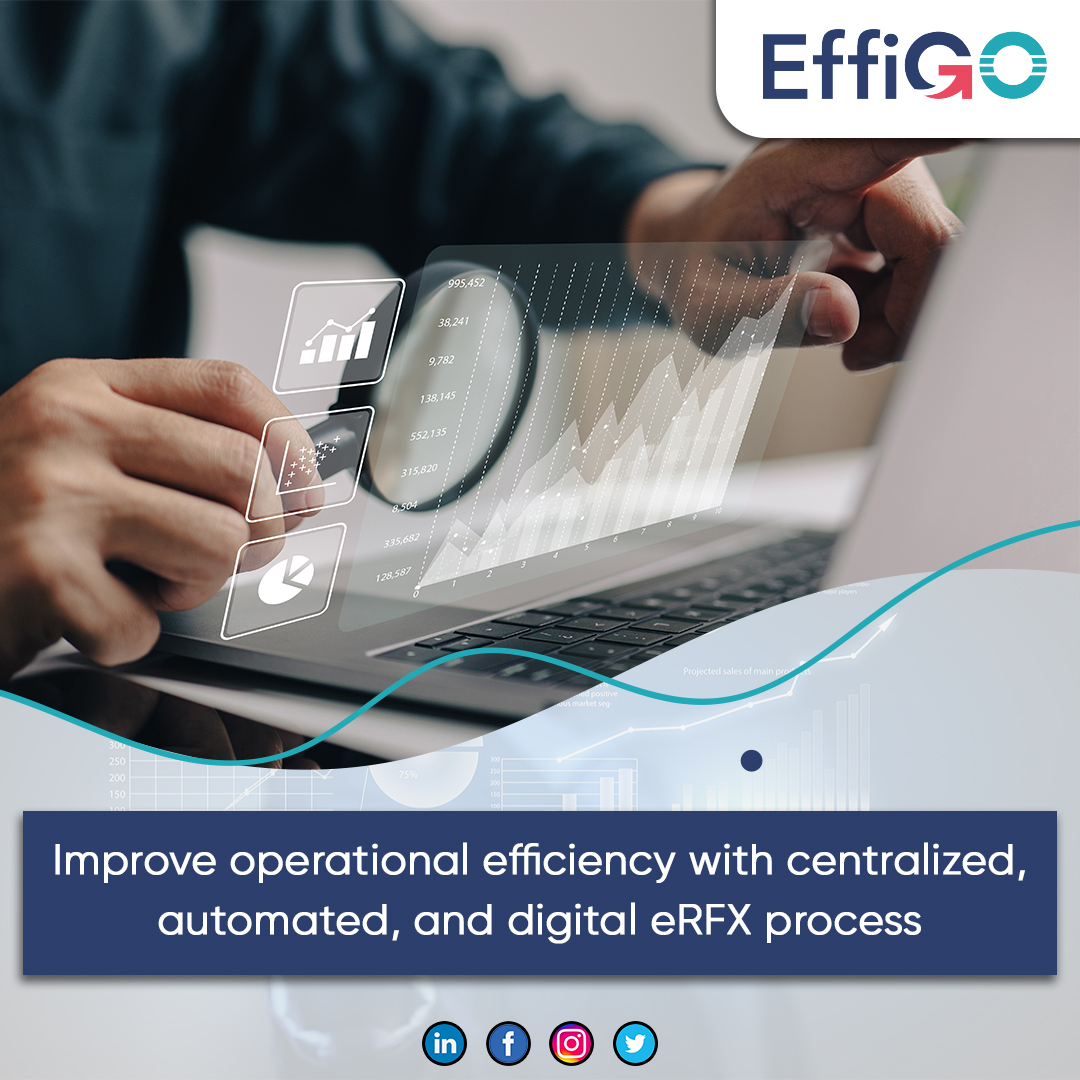EffiGO_'s tweet photo. EffiGO has a modern eRFX module that streamlines and automates the entire process of management.

#EffiGO #erfx #sourcing #eprocurement #Procure #realtimedashboard #procurement #streamlines https://t.co/Xo6SaAzfPH