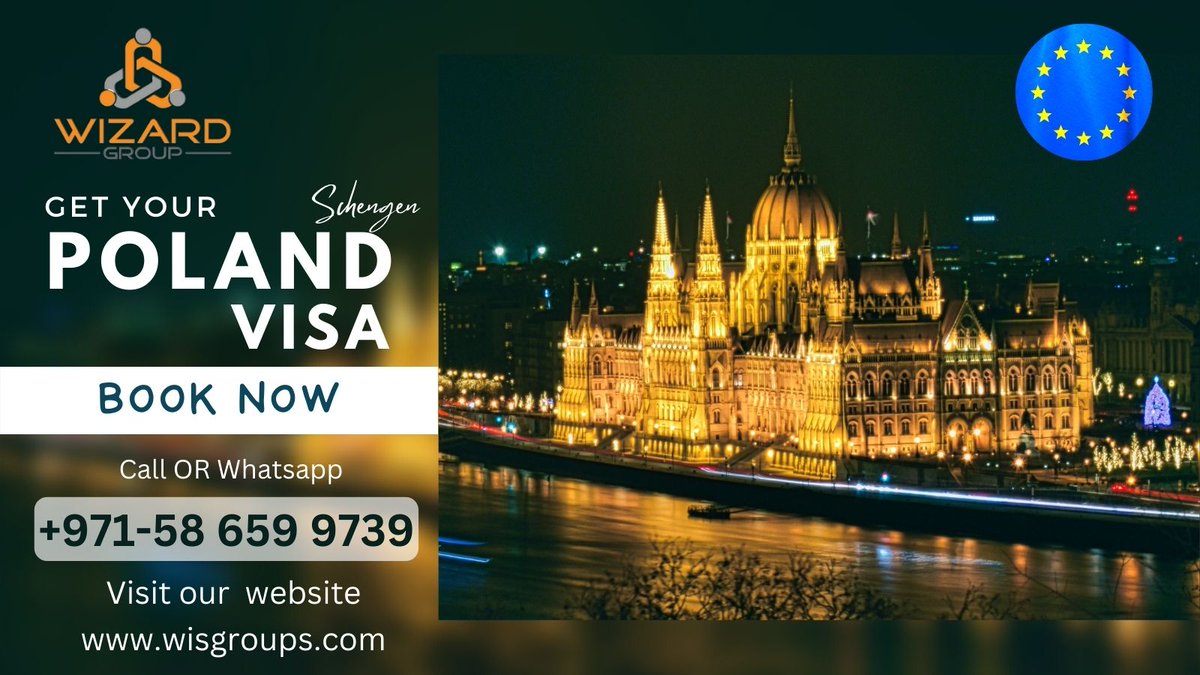 Wizard_dubai's tweet photo. Want to Migrate to Europe? Want to get Poland (Schengen) Visa? 
We are WIZARD IMMIGRATION SERVICES 
The BEST Service Provider
Where Dreams Come True

Hassle free to contact us on +971-659 9739
#europeworkpermit #polandworkpermit #polandvisa #schengenvisa #wizardimmigration #uae https://t.co/4CmtTQa8yc