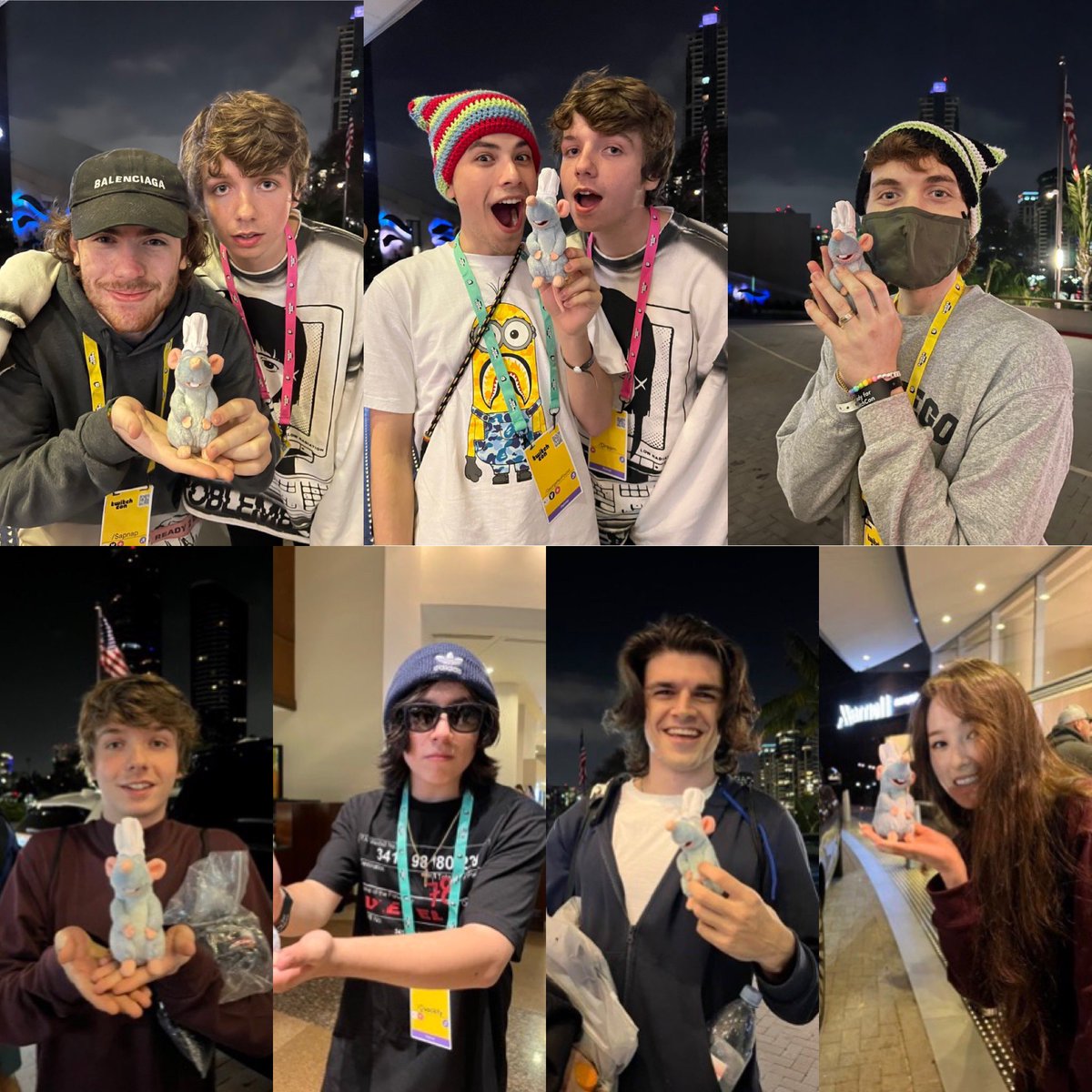 tinakisap's tweet photo. “how are you?” a rat just met all my favorite people before me how do you think i am???? https://t.co/21DADzuxrn