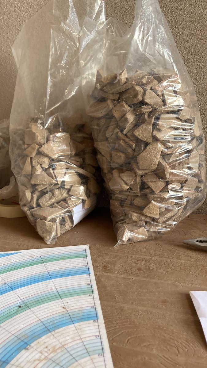 petramcreamer's tweet photo. Our final sherd total at #QachRresh for the 2022 season... 12,781!! ๐ฑ And Dr. Kyra Kaercher managed to wrangle them all into real data! We can't wait to share the results of the season with everyone in the near future โ keep your eyes peeled ๐ https://t.co/RxpOoG0vAW