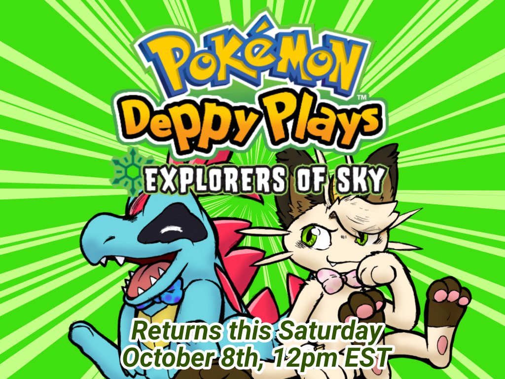 ArceussWish's tweet photo. And we're finally coming back!
Join Deppy and guests for our comeback twitch steam this Saturday at 12pm Eastern Time as Explorers of Sky continues!
#Pokemon
#arceusswish #deppyplays https://t.co/aiKoNiUxu6 https://t.co/J1smDyO4EC