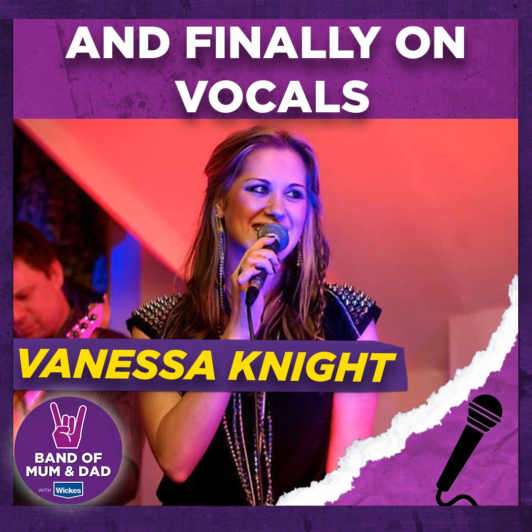 And that's it! The final member of the band has been found...Vanessa Knight, the front runner and lead singer of the Band Of Mum And Dad.

Listen in next week as we get to know more about the band and how we will need your help to find what song they should perform 💜