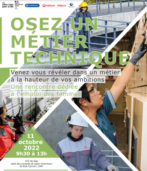 cassado_m's tweet photo. -> Soyez les bienvenues pour cette matinée qui s'annonce riche en rencontres. 
Venez avec vos CVs !Vous rencontrerez 3 grandes entreprises qui recrutent et souhaitent développer la mixité dans leurs métiers : @Véolia @Adecco et @Dautremer.
  Inscription-> https://t.co/GEvTdcvV4c https://t.co/ONPYJZrWSx