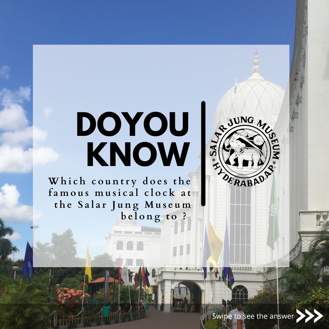 sjmhyd's tweet image. Every week Salar Jung Museum brings new facts and figures about the museum and its collection.
Today, let us look at one of the most famous objects within the museum, the Musical Clock!

#SalarJungMuseum #MusicalClock #DoYouKnow