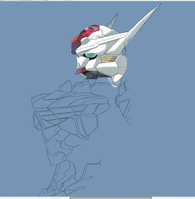 ガンダムエアリアル製作中 