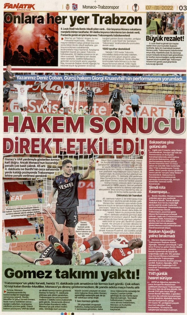 SarisozenVedat's tweet photo. Maçı doğru yorumlayamayan "spor gazetesi".
80'lerde çok yapılırdı bu tip yorumlar; ahh hakem, vahh hakem!
#MONvTS https://t.co/T98U1pmsaP