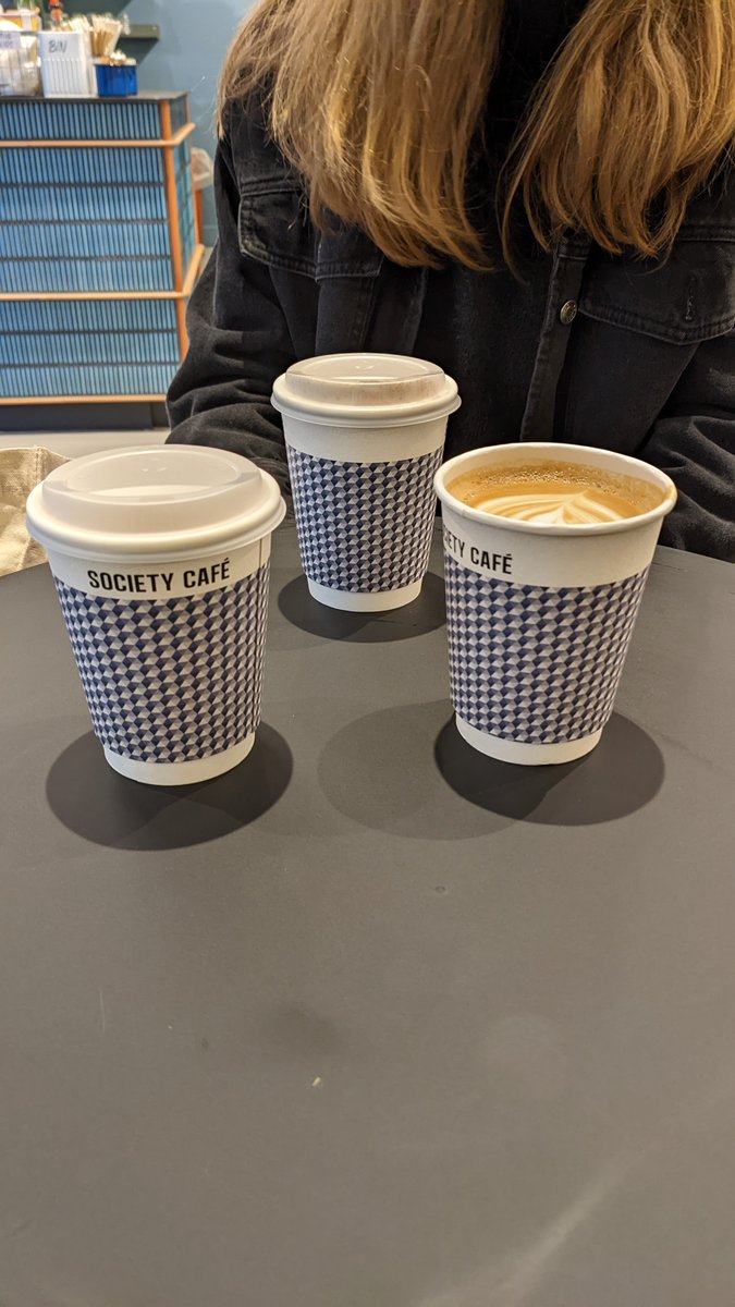 DanielHudsonDev's tweet photo. Getting our caffeine fix before we head back for day 2 of @webdevconf excited for today's speakers! https://t.co/gVmmBY8Uhp