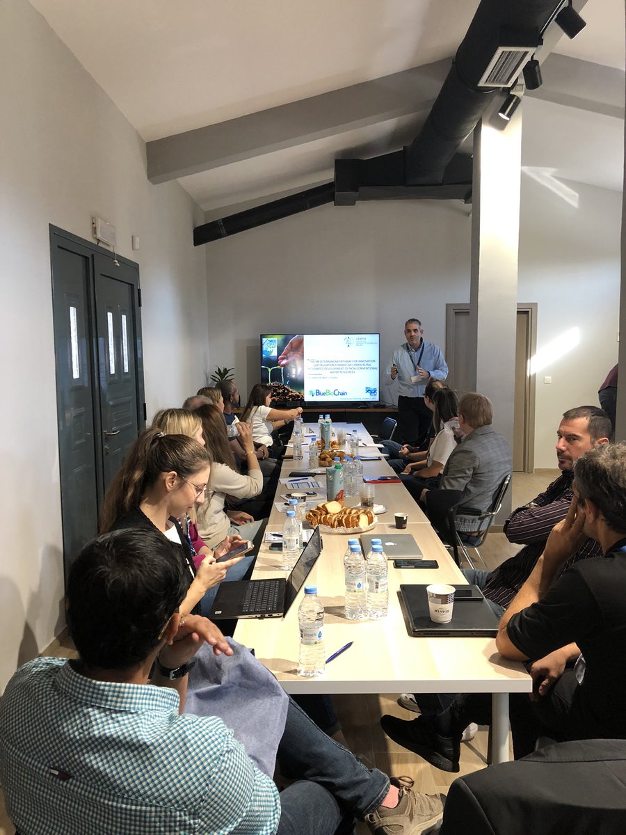 We have the pleasure that Dr. Konstantinos Plakas from <a href="/CERTHellas/">ΕΚΕΤΑ-CERTH</a> is presenting the project #medwaycap  funded by @ENICBCMed in our second day of our annual #BlueBioChain meeting. <a href="/BlueBioCOFUND/">BlueBio COFUND</a> <a href="/grafeiotypouelg/">ΕΛΓΟ ΔΗΜΗΤΡΑ</a> <a href="/KU_Leuven/">KU Leuven</a> <a href="/MatisIceland/">Matís</a> <a href="/UMmalta/">University of Malta</a> <a href="/DTUtweet/">DTU</a> <a href="/ecoresourcesGR/">ecoresources</a>