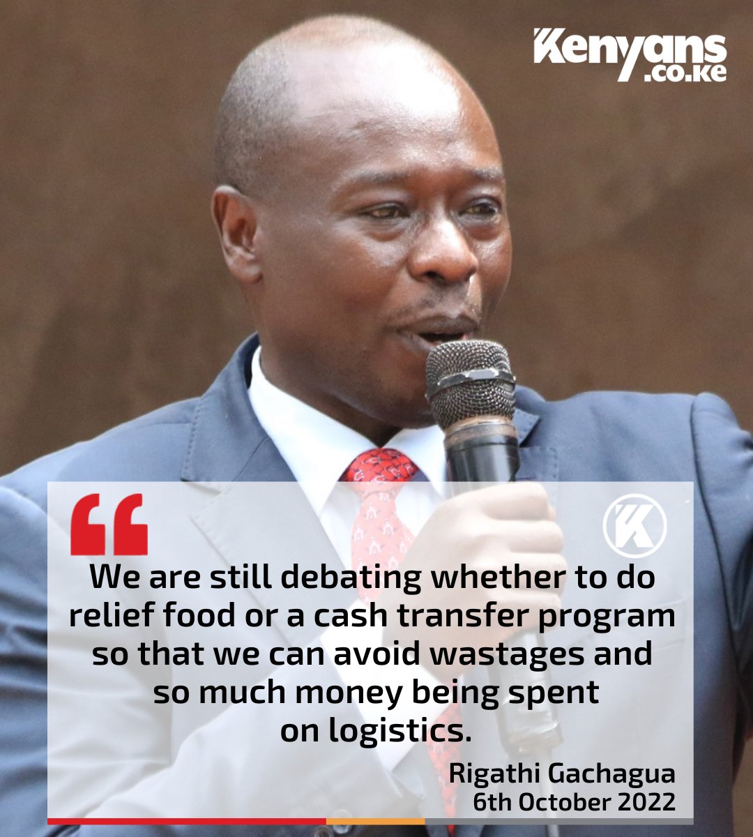 Kenyans's tweet photo. We are still debating whether to do relief food or a cash transfer program - DP Gachagua https://t.co/wAp03fByqq