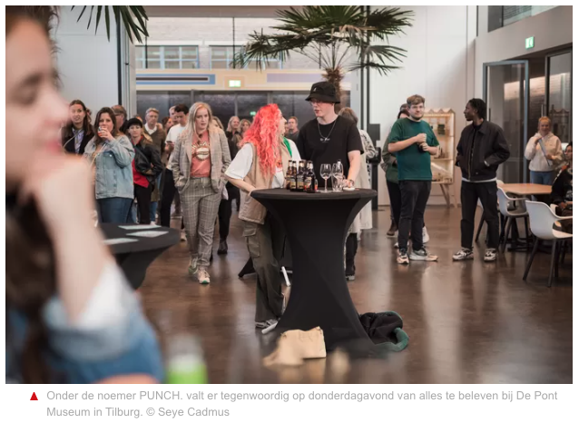 De_Pont's tweet image. PUNCH. bij De Pont! Iedere donderdag, van 17u tot 21u gratis entree en verrassende activiteiten. Volg PUNCH. op instagram @punch.depont  #PUNCH. #depont
@brabantsdagblad 👉 ow.ly/CgTY50L3T1r