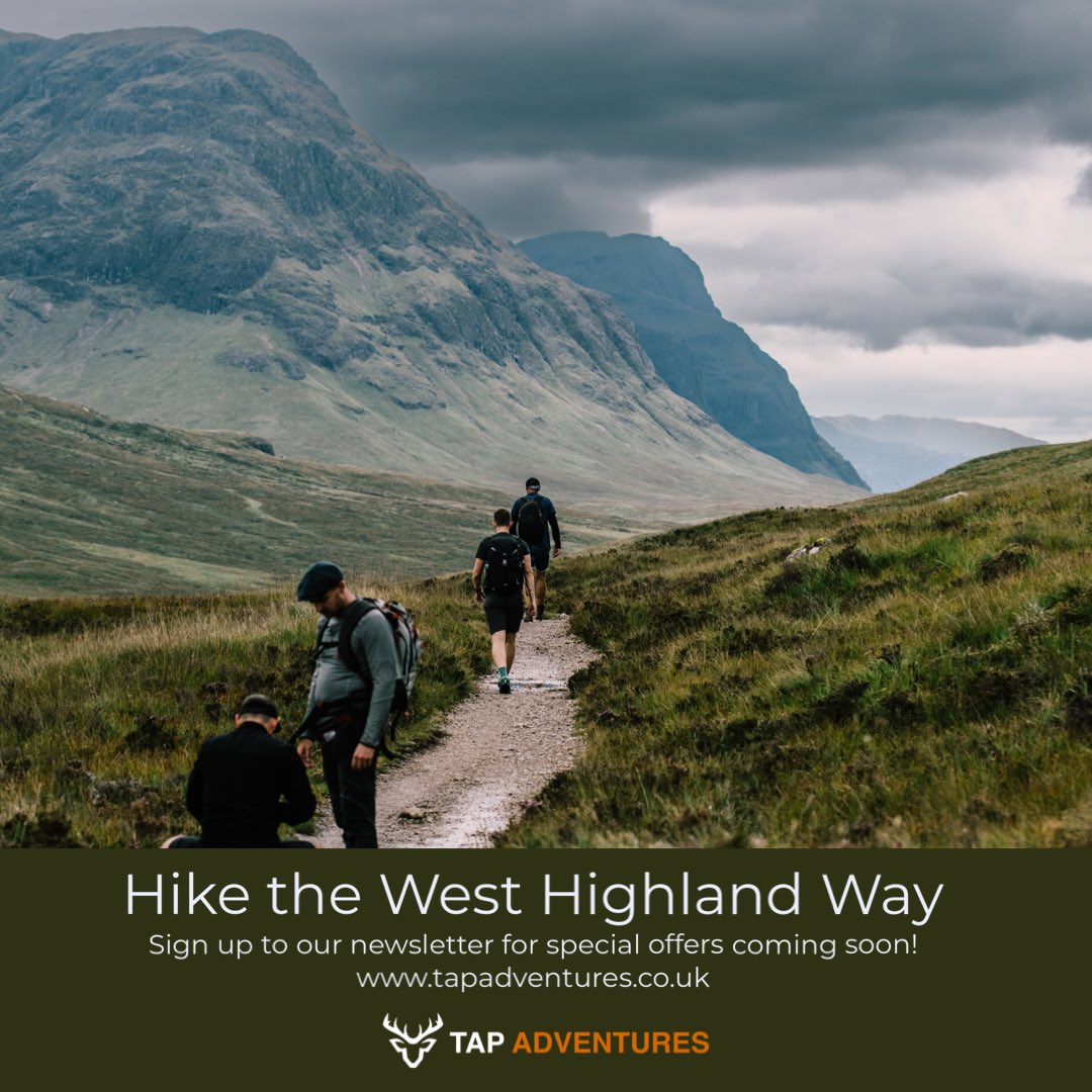 Six new tours coming soon for the #Westhighlandway 
Sign up to the newsletter to be the first to hear about the release and our special lunch offer coming soon! #hikes #hikescotland #visitscotland #highlands #scottishhighlands