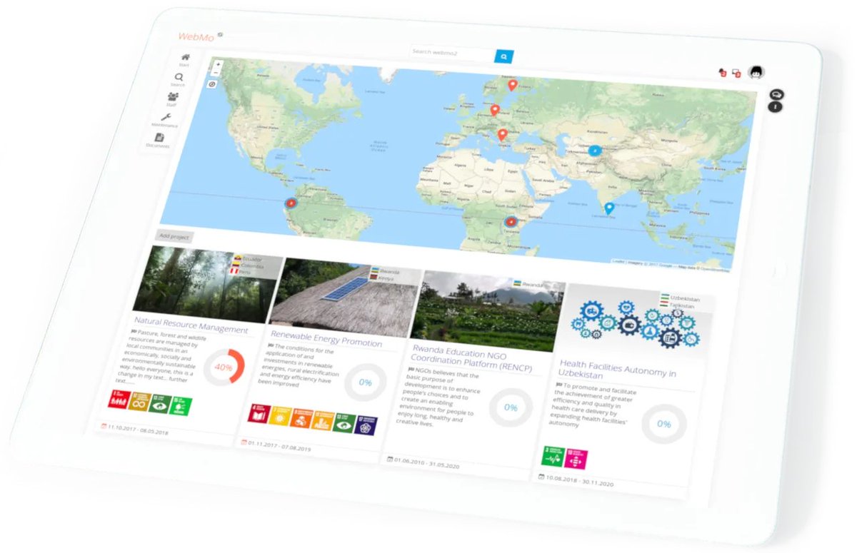 WebMo_'s tweet image. 😀 Easy #reporting with the klick on a button? #WebMo has been developed for #monitoring, #evaluation and collaboration.
👉 Designed by development practitioners, for development practitioners!
💡 Check out a #free trial! buff.ly/3EmW1sg
#ict4d #developmentcooperation
