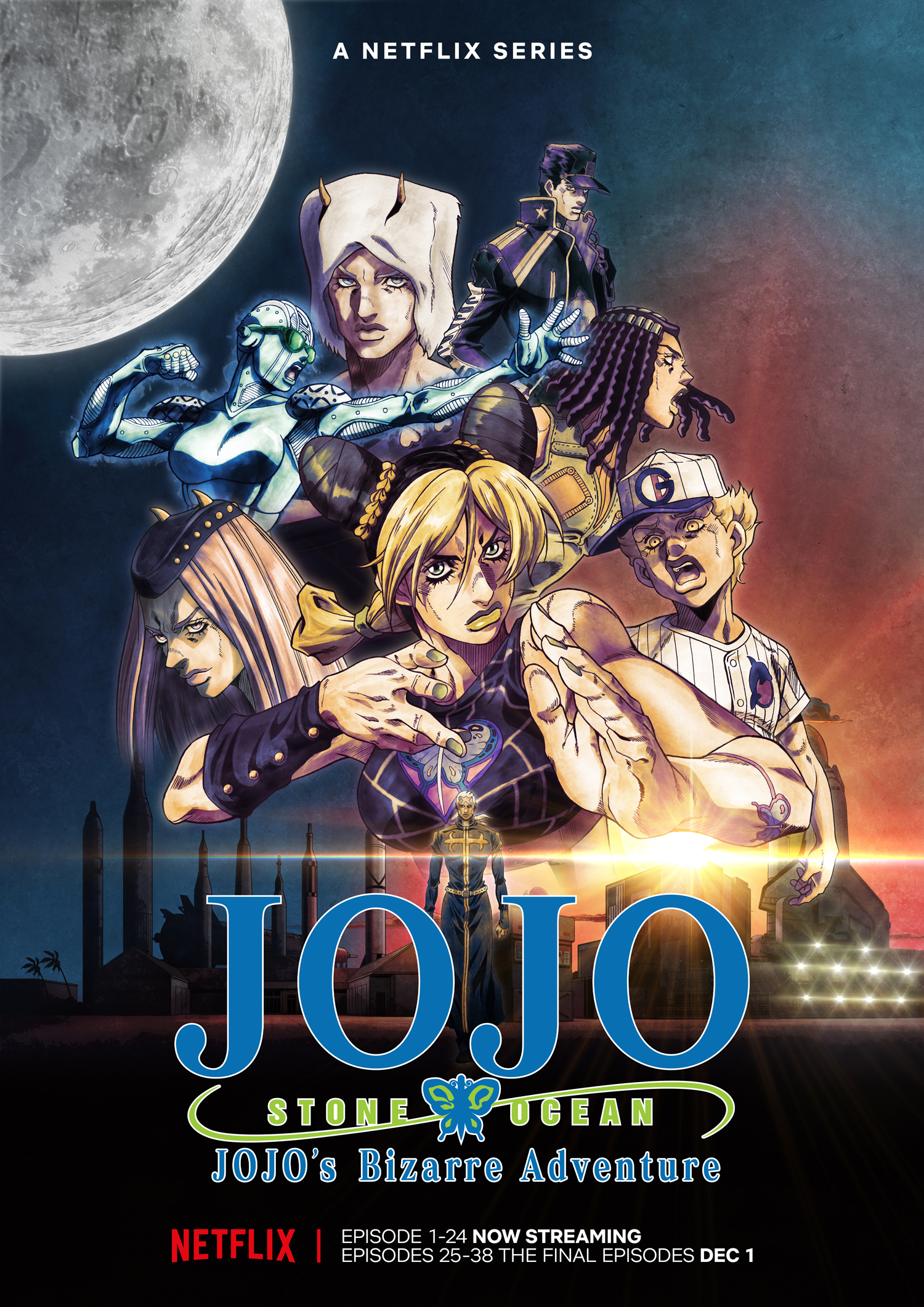 JoJo's Bizarre Adventures: Stone Ocean release date Netflix