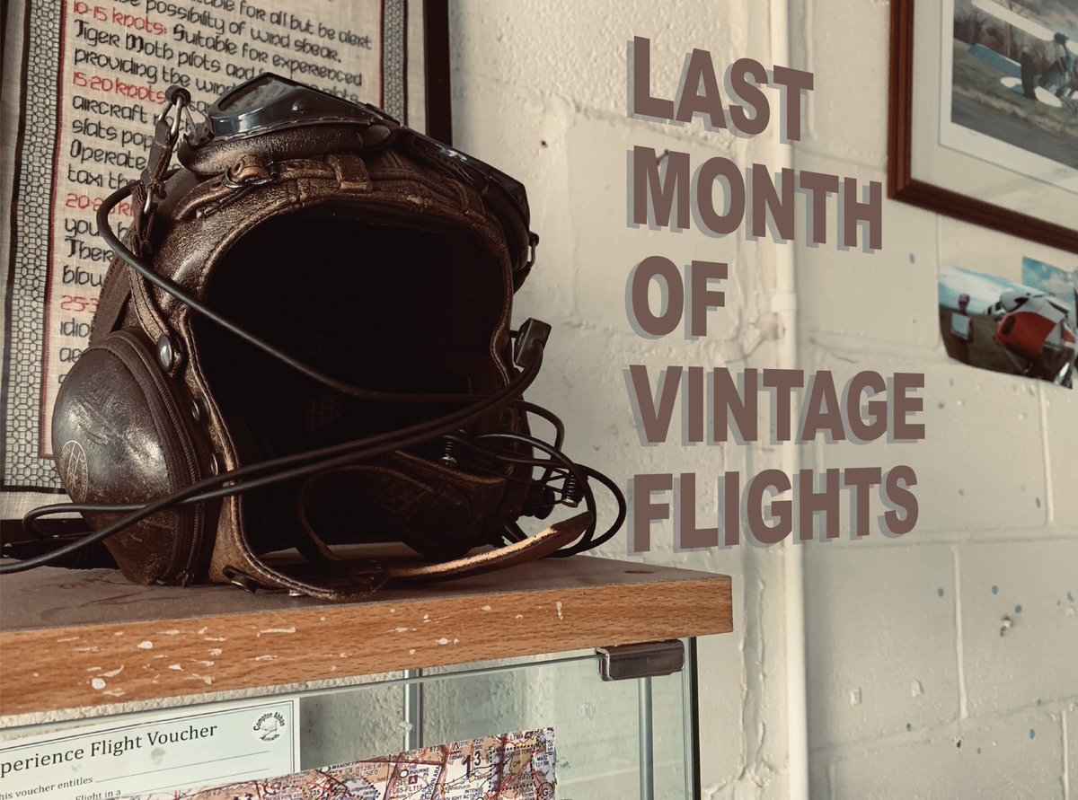 October will be the last month that our Vintage Flights will be operating this year! 🍂 ✈️ 🍂 If you have an outstanding voucher, make sure you contact us to get booked-in asap! ☕️ 🍴 🍰 Or, why not book a table in the Airfield Café to watch these beautiful classic aircraft?