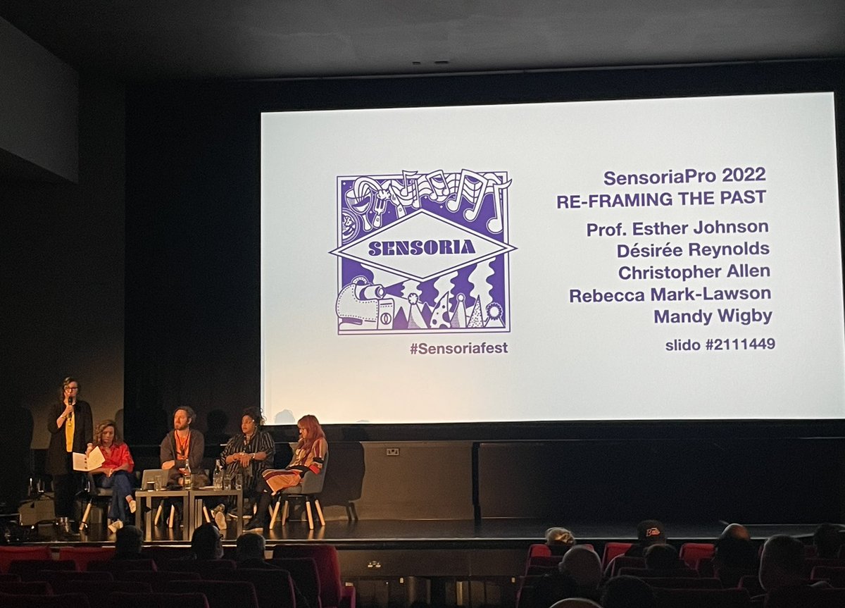 BritishMusic_'s tweet photo. Cracking @SensoriaFest panel explores use of archive materials in film and music projects to tell new stories. Host & speakers - @BlanchePictures Rebecca @tykefilms, Chris @Lightsurgeons, Desiree Reynolds & Mandy Wigby. Also streaming to @BritishArts #FAMLAB alumni globally. https://t.co/h2vFumXzm6