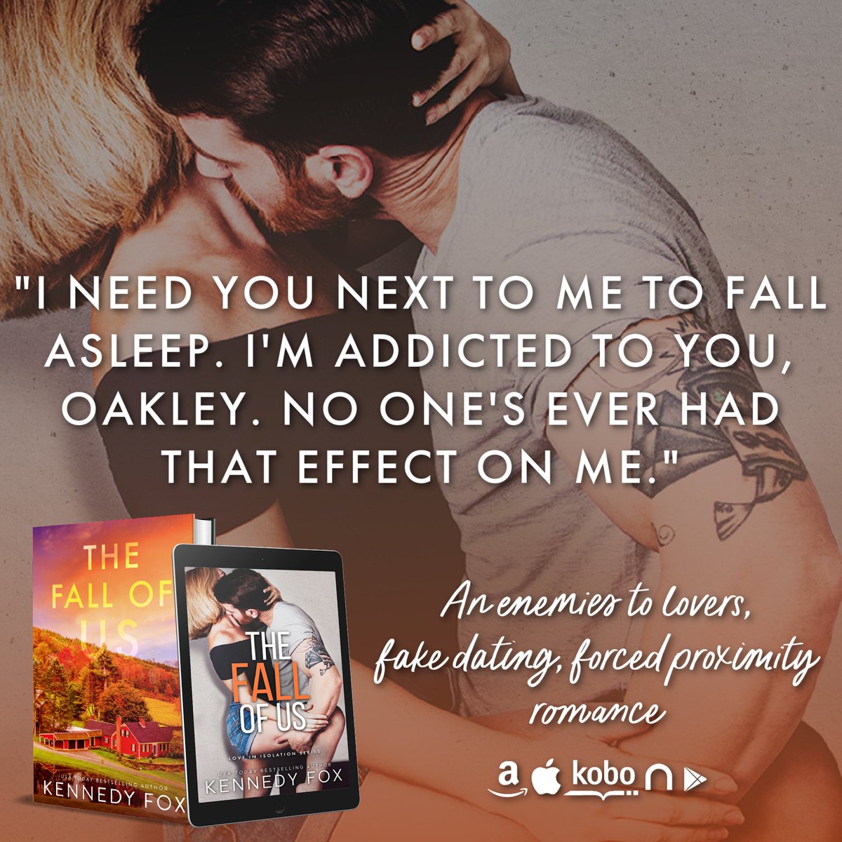 🍁 NEW FALL ROMANCE! 🍁

THE FALL OF US by <a href="/kennedyfoxbooks/">Kennedy Fox</a> is coming in just 4 days! 

m.facebook.com/story.php?stor…

#kennedyfox #thefallofus #fallromance #grumpysunshine #agegapromance #fakedatingromance #readromance  #steamyromance #closeproximity <a href="/ReadingIsOurPas/">Tracey of ReadingIsOurPassion</a> <a href="/angelhealer422/">demetra Iliopoulos</a>