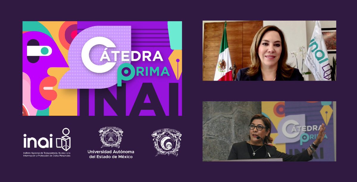 INAImexico's tweet photo. 📃 #INAIalMomento

INAI lanza Cátedra Prima, estrategia para promover protección de datos personales entre universitarios: @JosefinaRomanV 

 🔗 https://t.co/aVzQQ2H626 https://t.co/M5oaBzzBRp
