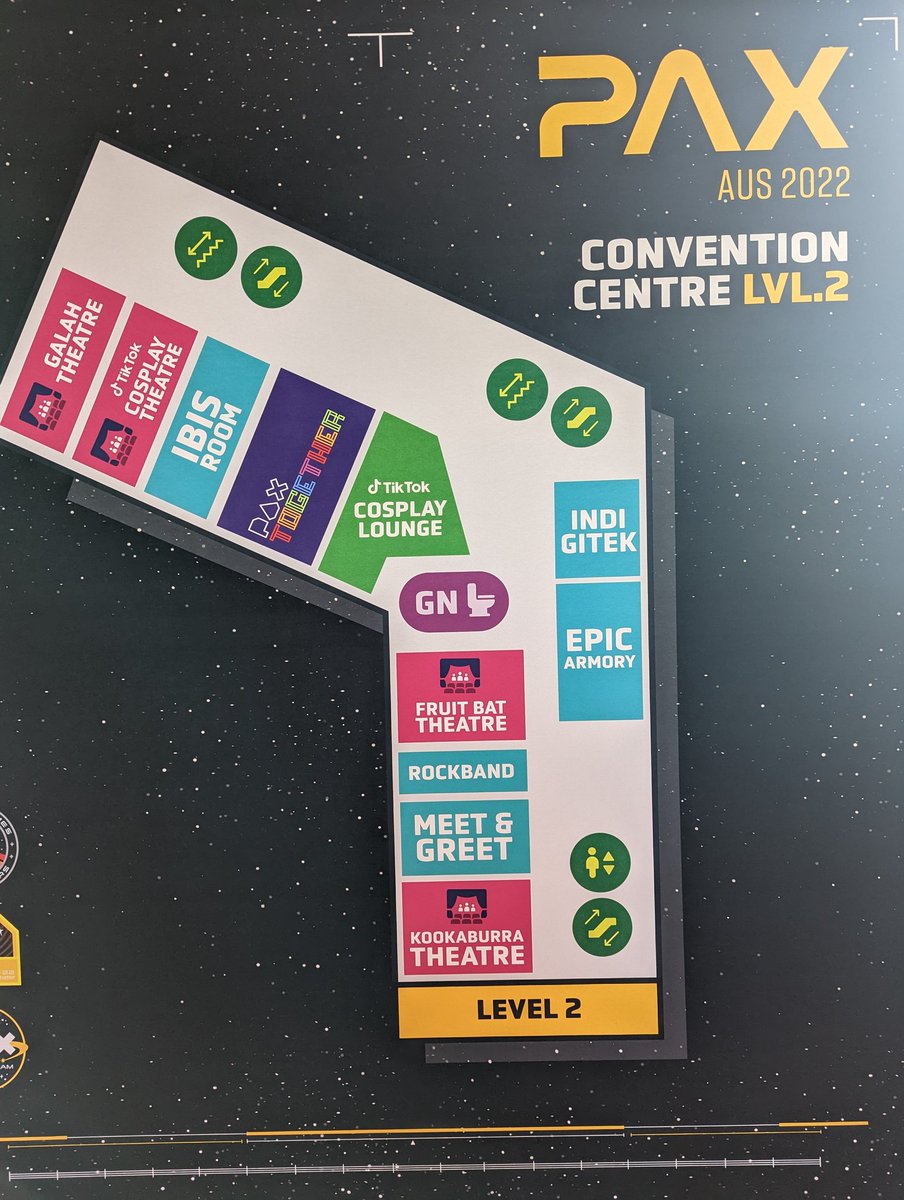 If you are looking for the Indigitek room tomorrow (or Sunday) at #PaxAus we are on level 2!