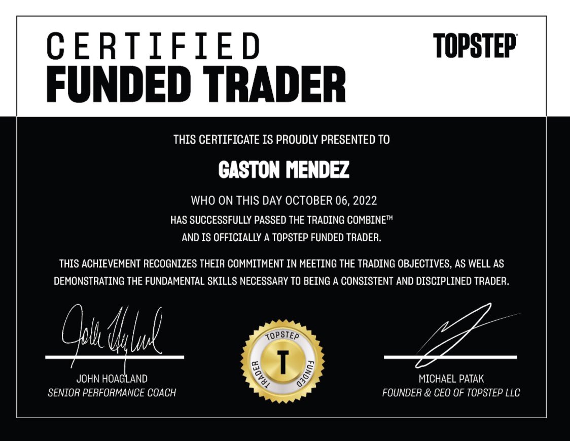 Passed topstep prop trading firm’s difficult yet intelligent trading tests to earn a fully funded account. You have to be damn near perfect, but it is doable if you have both the experience and the skill. Time to make more $. #earnedNotGiven

#topstep #topstepfundedtrader $es