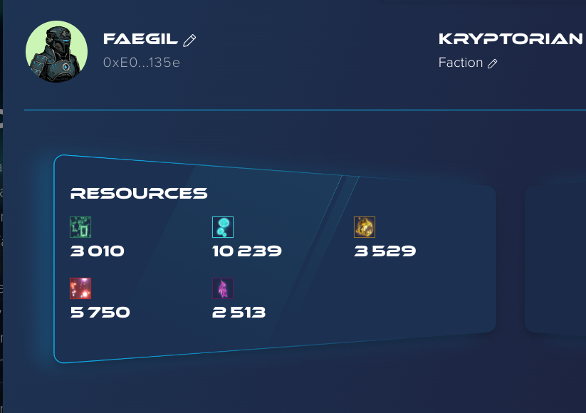 TheFaegil's tweet photo. I can't wait to discover the exchange of resources on @Kryptoria ! It will be for sure a big part of the strategy to win the war against the Degens !
#Kryptorians https://t.co/Pkf2K8Yyx9
