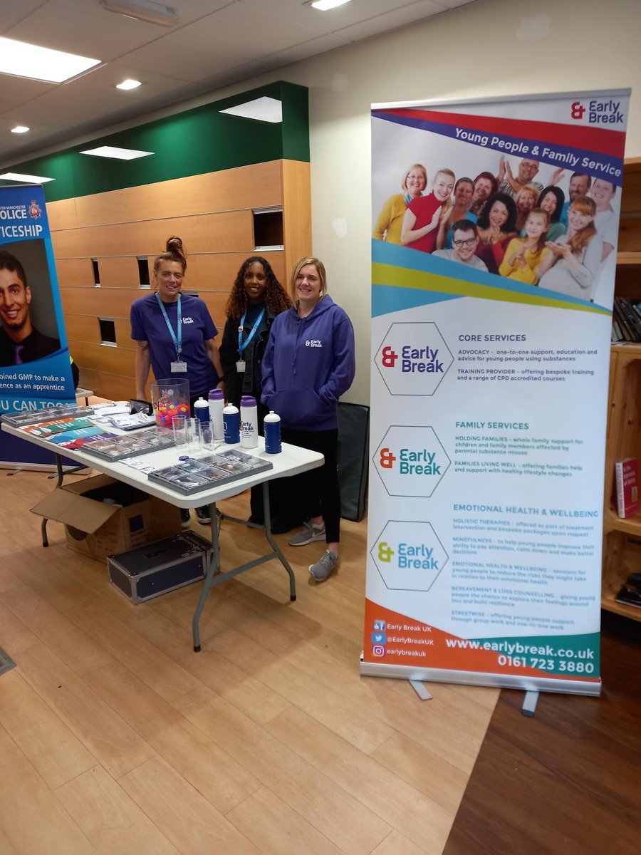 EarlyBreakUK's tweet photo. We are #proud to be supporting @gmp Operational Lioness today at the Millgate shopping centre in #Bury. #OPLIONESS aims to keep women and girls safe.
We will be there until 6pm today, please come visit us. https://t.co/c93qvGKw7Y