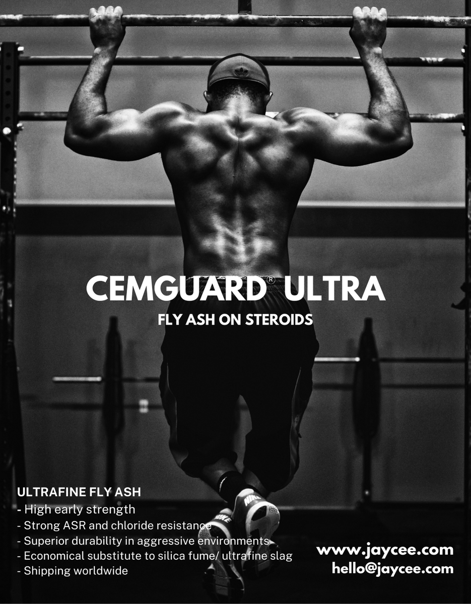jayceebuild's tweet photo. Our new product - "CEMGUARD ULTRA" - has been covered in the autumn edition of ASHES Transglobal Magazine! It is a high-performance, Ultrafine Fly Ash, with superior strength and durability in concrete, at a lower cost than Silica Fume and Ultrafine Slag
#cement #concrete #flyash https://t.co/r0xBx631YR