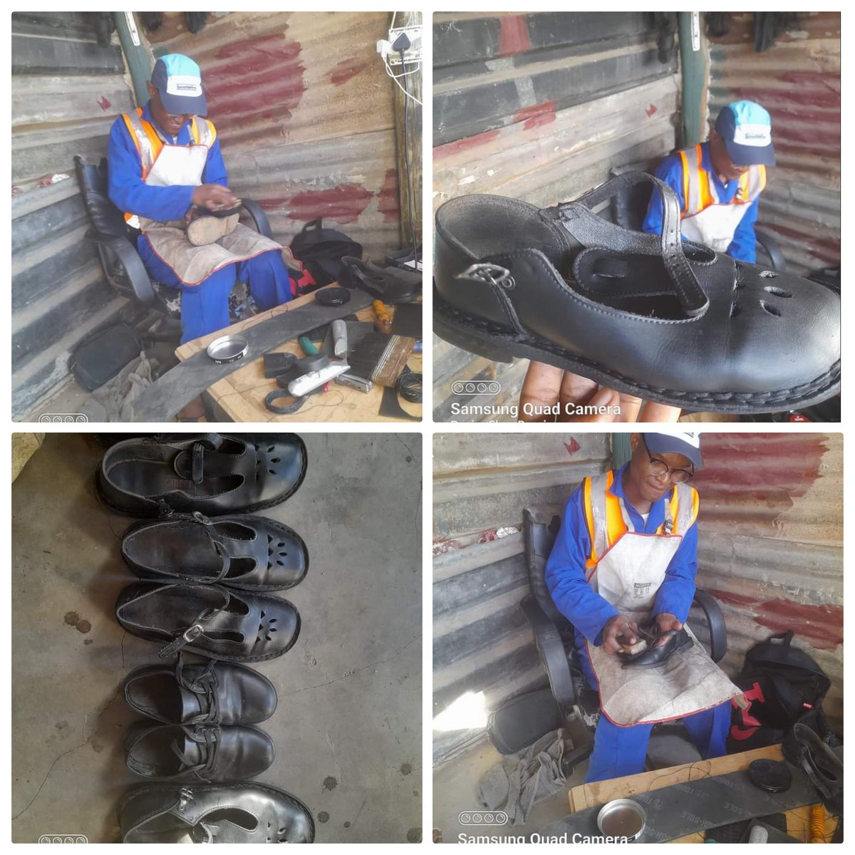 paile2016's tweet photo. @CapitecBankSA @Denice_Maphanga you make me smile because you did a major impect in our community by repairing school shoes for free without any charge to show spirit Ubuntu and I appreciate you because you don't want to see students with torn shoes
#MoneyInSmile https://t.co/YlLetLLrkG