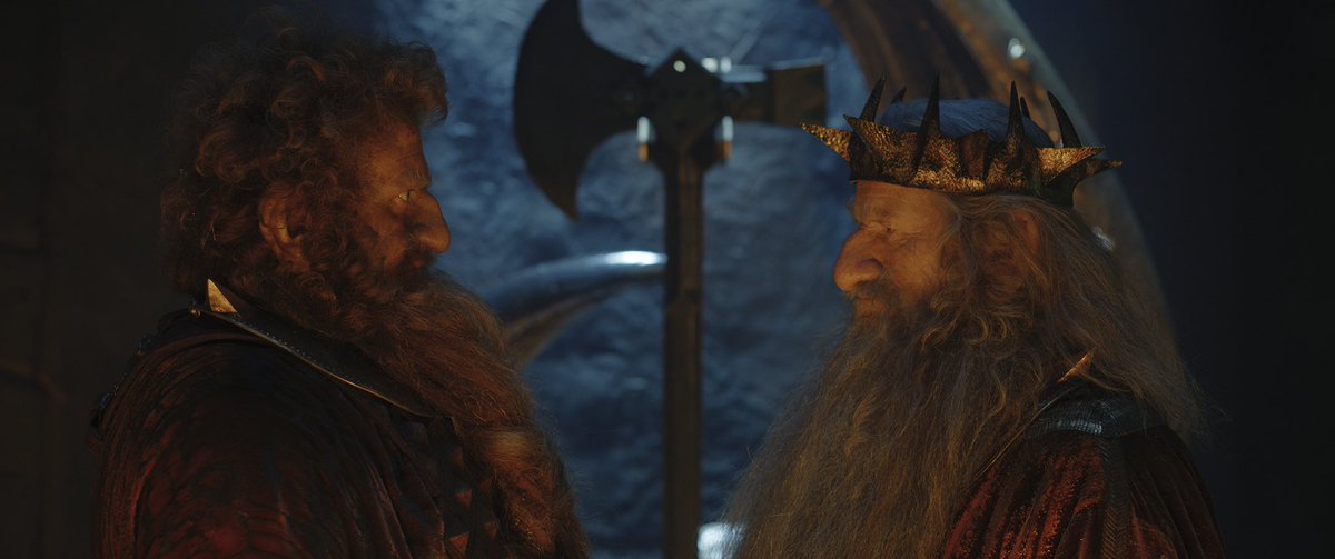 Daaaaaaaaaad……. Can I borrow some Grey Glitter please dad?

#TheRingsOfPower #LOTRonPrime #LOTRROP #PeterMullan