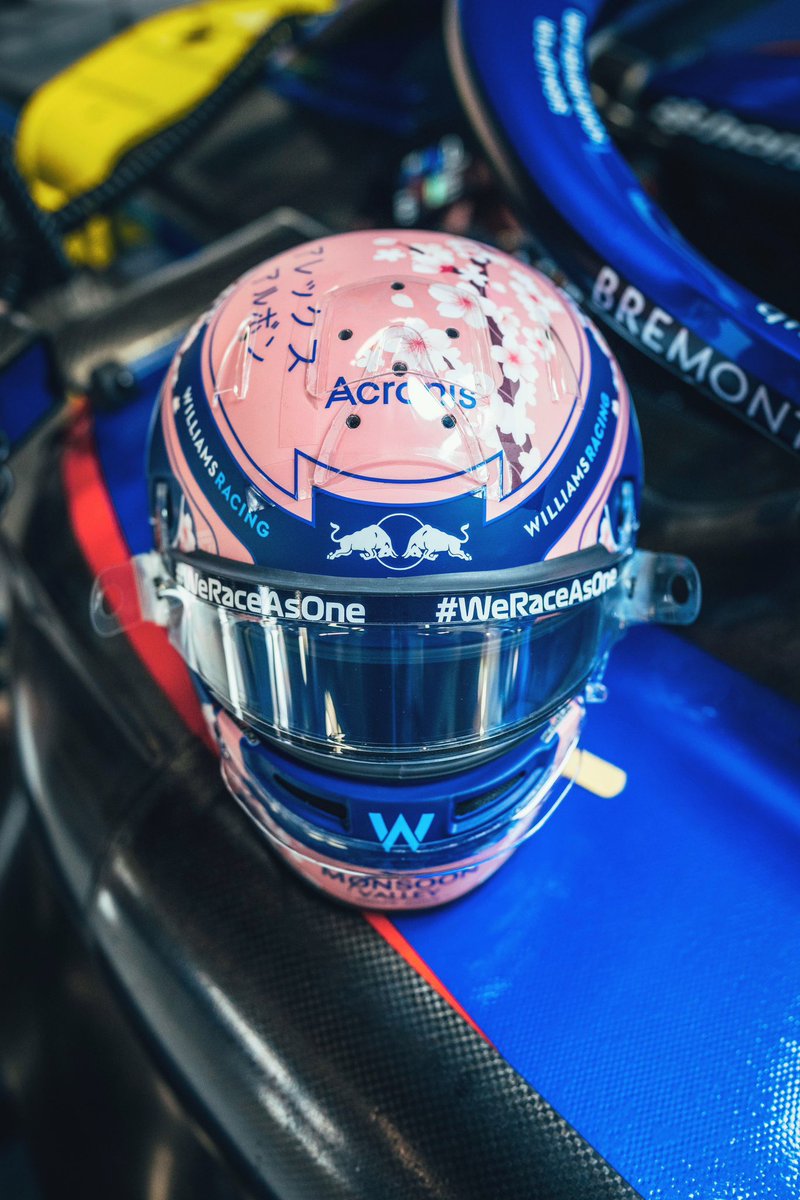 alex_albon's tweet photo. The Japan edition 🇯🇵 Hopefully my Japanese is correct and this says my name! The fans here are amazing, so I hope you like it as much as I do. https://t.co/Gb5hrjLtBl