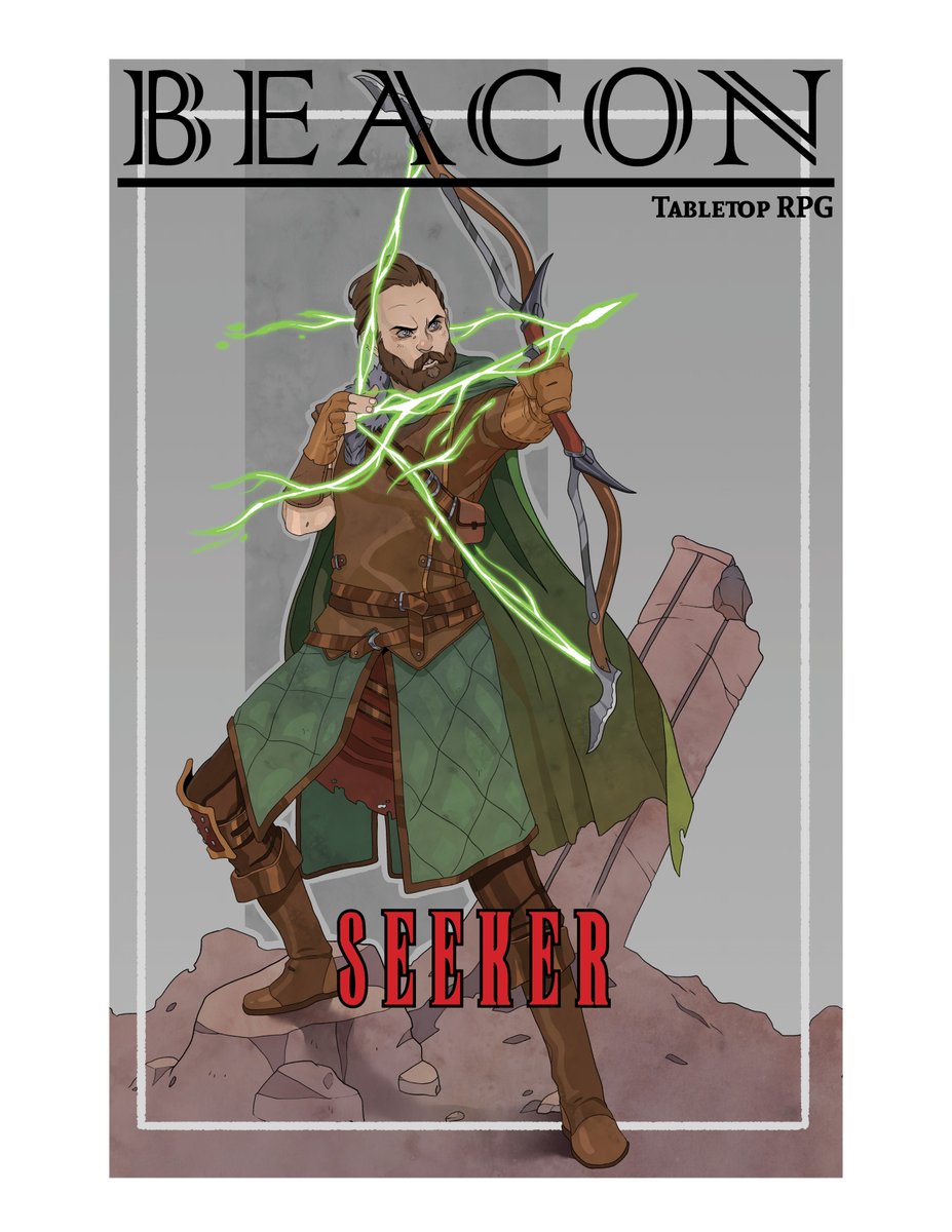 PirateGonzalez's tweet photo. One of the fun parts of designing BEACON is taking D&amp;D 4e classes that I thought were cool, and taking their ideas into a new system.
One of the fun parts of BEACON classes is that you get everything within 3 levels, so you just distill a class into its coolest, most iconic part https://t.co/RcH5JJiSDg