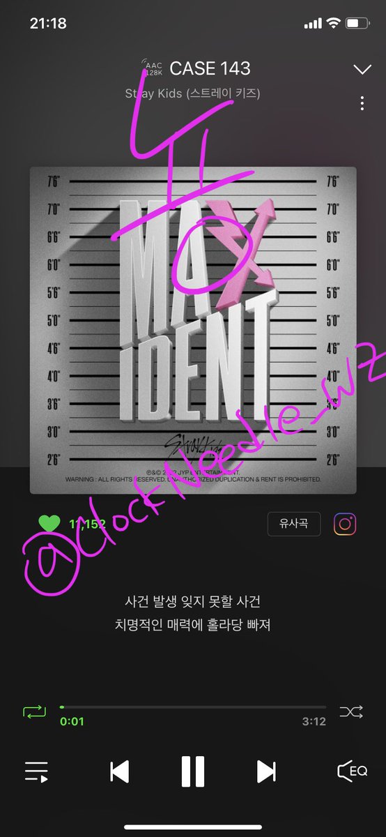 ClockNeedle_WZ's tweet photo. 멜론 9시

#StrayKids   #스트레이키즈   
#MAXIDENT  
#CASE143  
#CASE143_BurningTime https://t.co/iUHWbtctw8