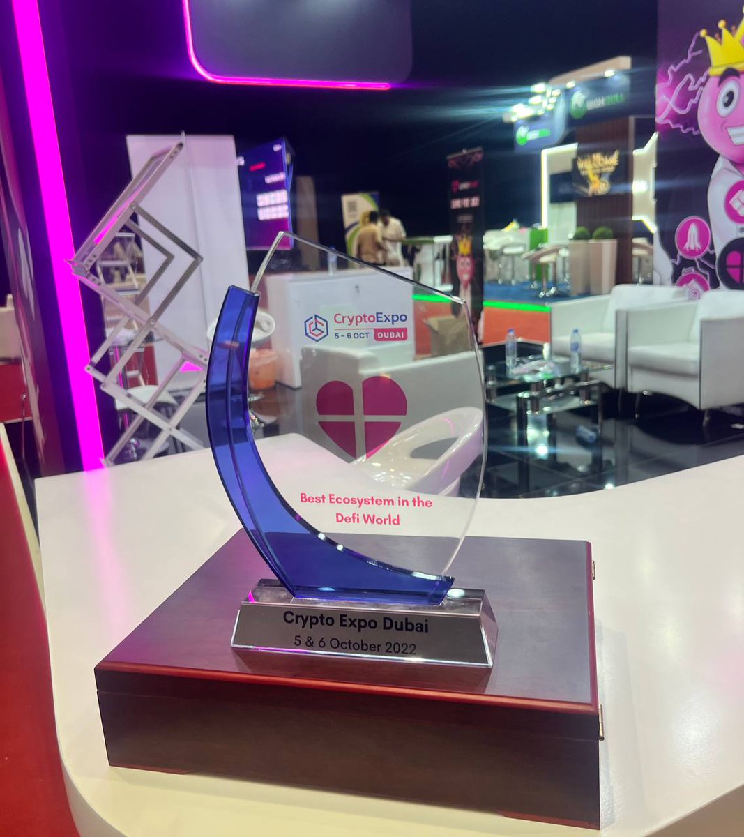 PG 🇮🇳 सनातनी 🚩 (@pg_bharat) on Twitter photo 📢JUST IN: <a href="/Lovely_finance/">Lovely Finance</a> has won the title The best #DeFi Ecosytem at #CryptoExpoDubai2022🌍
Congrats #lovelyinuarmy ❤️🔥
#Crypto #CryptoNews #altcoin #BTC #BNB #LovelyINU #lovelyinufinance 📢JUST IN: <a href="/Lovely_finance/">Lovely Finance</a> has won the title The best #DeFi Ecosytem at #CryptoExpoDubai2022🌍
Congrats #lovelyinuarmy ❤️🔥
#Crypto #CryptoNews #altcoin #BTC #BNB #LovelyINU #lovelyinufinance