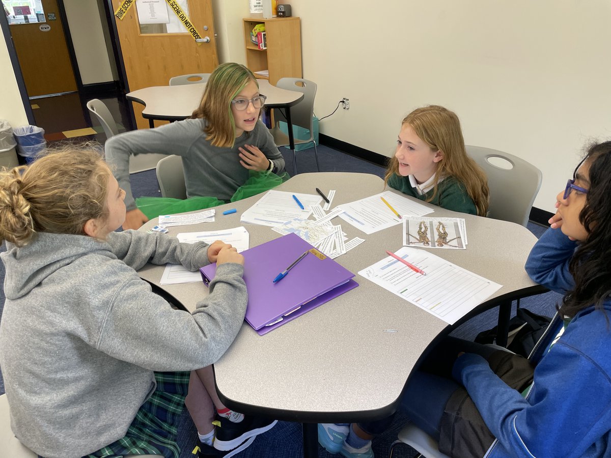 lincoln1884's tweet photo. This week in history class, the sixth graders built their critical thinking skills by working collaboratively to solve their first "history mystery" of the year! Bold minds in action.

#ThinkBold #ThinkLincoln #BoldMinds https://t.co/eWPc0isgyj
