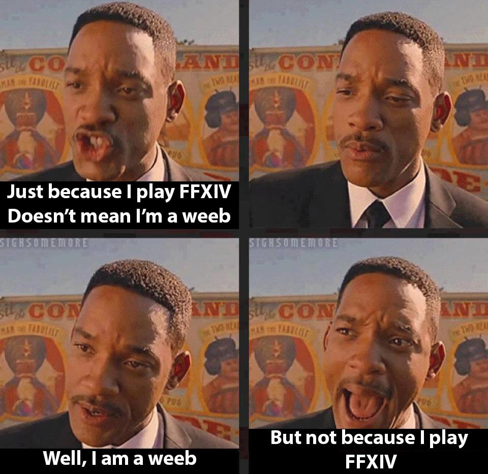 redditFFXIV's tweet photo. "Every time I tell my friends I play FFXIV and they say so you're a weeb" by RF_Eghbali
https://t.co/W3jqxh8Dox https://t.co/je3kA22YeO