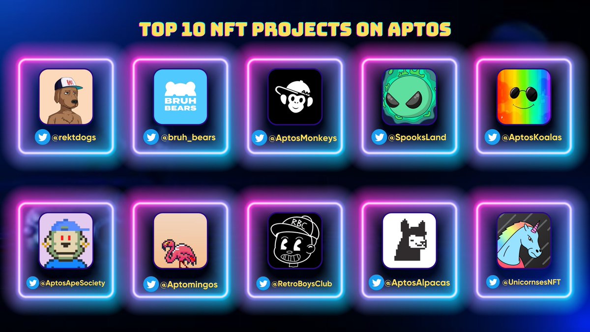 Top 10 NFT On Aptos Of The Year 2022

 Follow them and you'll 10x your income. 

These 10 NFT  will  will show you how to get started

Comment your Favorite NFT👇👇👇