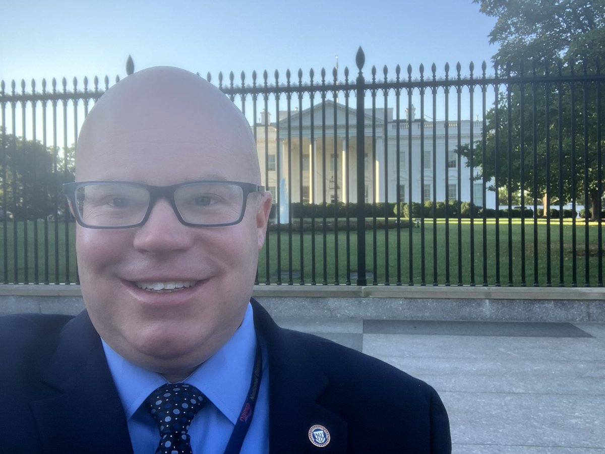Good morning from the White House! <a href="/NAESP/">National Assoc. of Elementary School Principals</a> <a href="/MSAA_33/">MSAA</a> <a href="/MPSPanthers/">Marlborough Public Schools</a>  <a href="/Jaworek_School/">Charles J Jaworek</a> #naespNDP