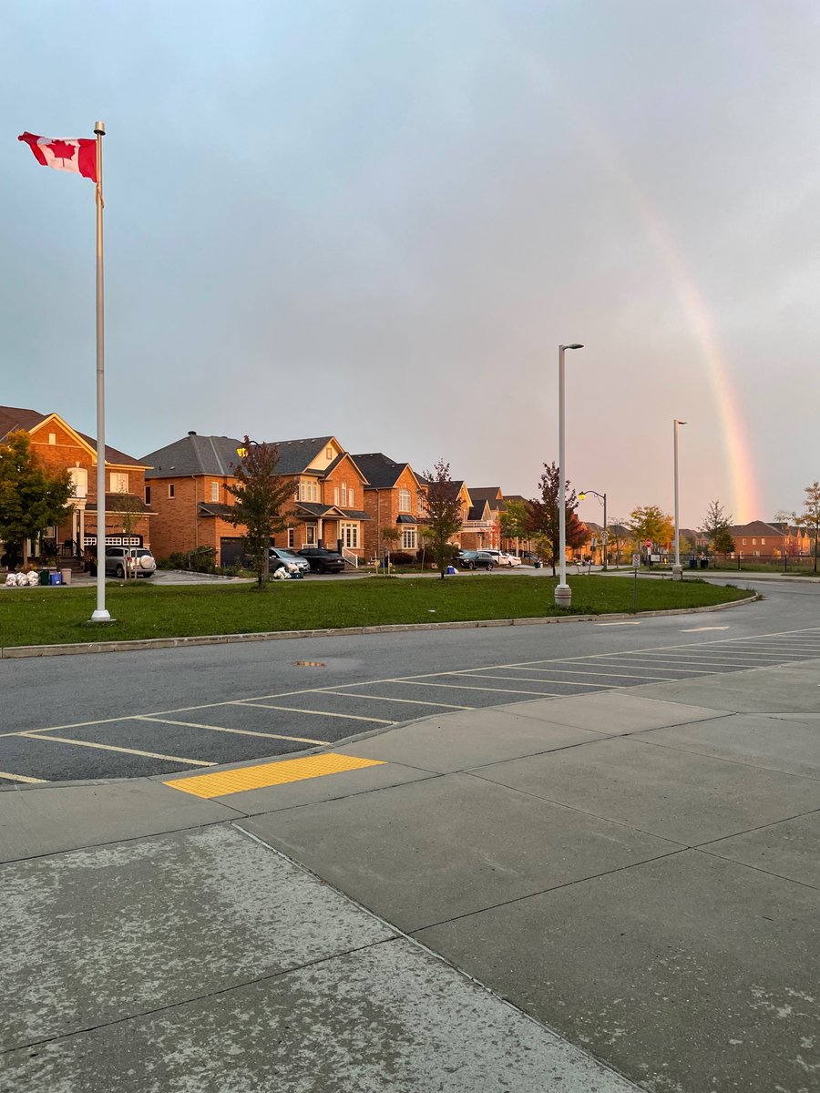 A great start to the day! <a href="/FredVarley/">Fred Varley P.S.</a>#rainbow