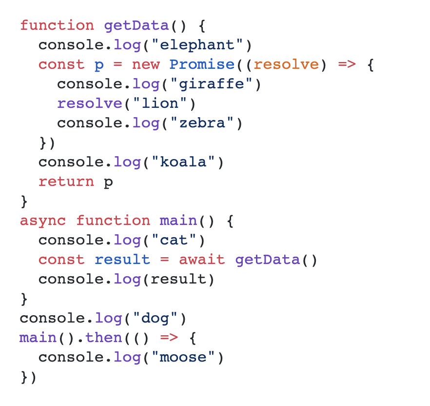❓Quiz Time❓

What would be the output of this code snippet?